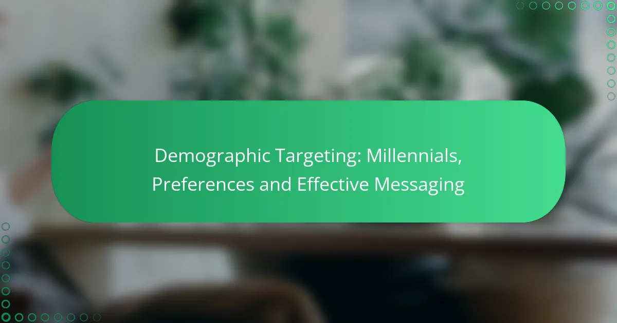 Kohdennettu markkinointi: Milleniaalit, mieltymykset ja tehokas viestintä